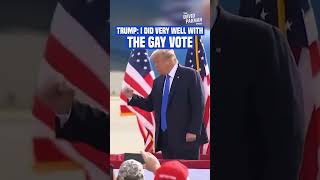 Trump calls into Fox News and brags about winning "the gay vote" #shorts 