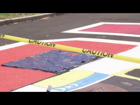 CT Black Lives Matter Street Mural Vandalized