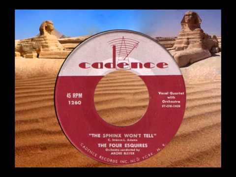 THE FOUR ESQUIRES - The Sphinx Won't Tell (1955) Doo-Wopish Group Harmony!