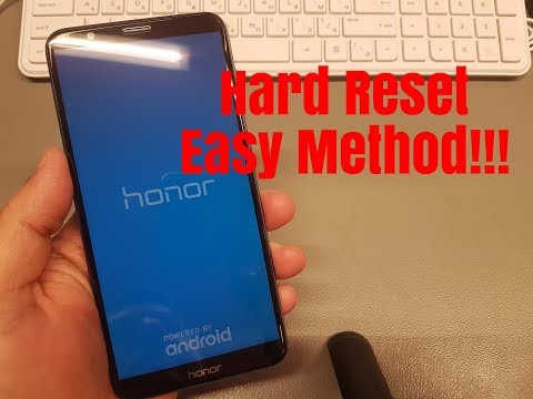 How to Hard reset Huawei Honor 7X BND-L21.Unlock pin,pattern,password lock.