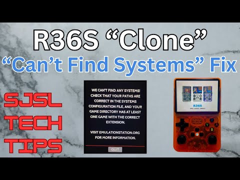 R36S-Klon: „Kann keine Systeme finden“ – Fix