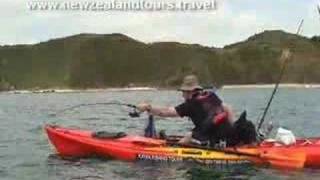 preview picture of video 'Kayak Fishing Tours - Kayak Fishing / Kayaking and Kite Fishing Auckland NZ www.newzealandtours.travel'