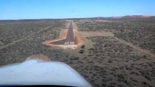 preview picture of video 'Landing Sishen Airfield South Africa FASS'