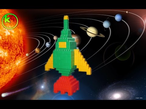 Как собрать ракету из блочного конструктора\выпуск 6