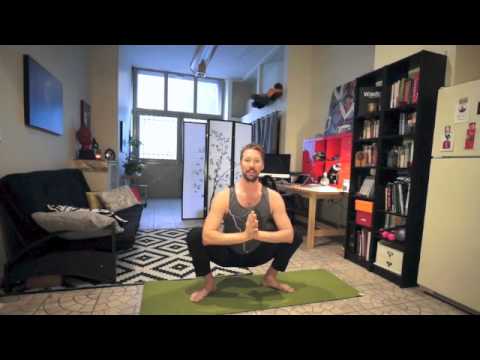 Yoga Poses: how to do a Malasana aka 'Garland Pose' with Tyler McCoy