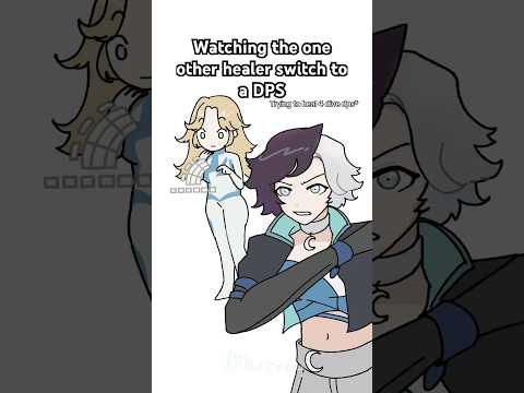 Watching the one other healer switch to the 5th dps 😭 #marvelrivals