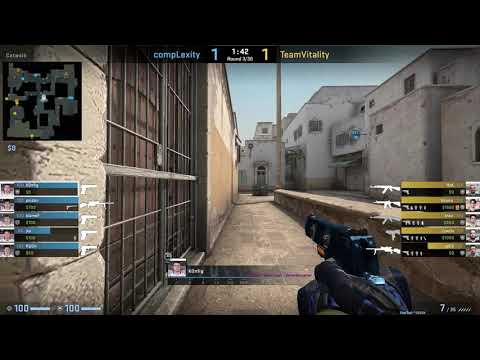 CS:GO POV Demo Complexity k0nfig (29/17) vs Vitality (de_dust2)