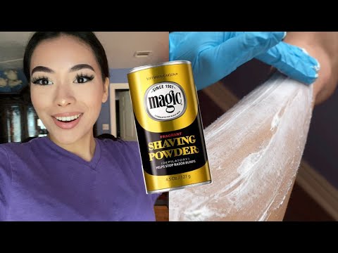 1st YouTube video about how to open magic shaving powder