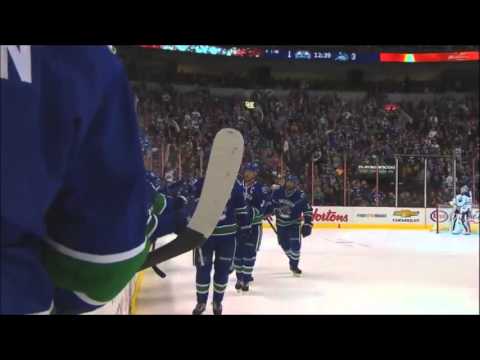 Canucks vs Oilers - All Canuck Goals - 10/5/13