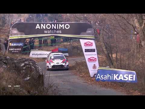 WRC Rallye Monte-Carlo 2019 Highlights SS13 + SS14 Ogier, Neuville, Loeb, Latvalla, Tanak.