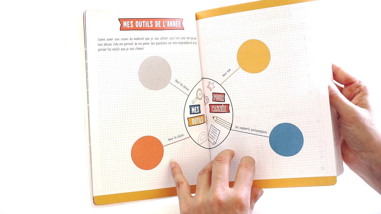 Marina présente Mon Bullet agenda de professeur des écoles