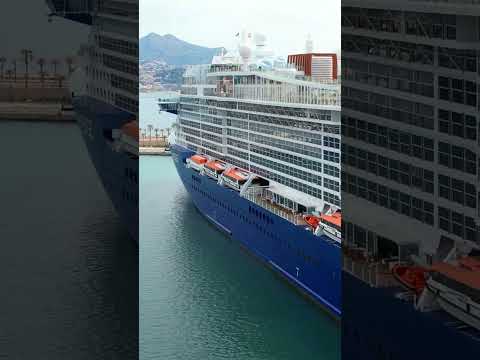 Thumbnail for Side view of the Celebrity EDGE cruise ship