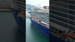 Side view of the Celebrity EDGE cruise ship