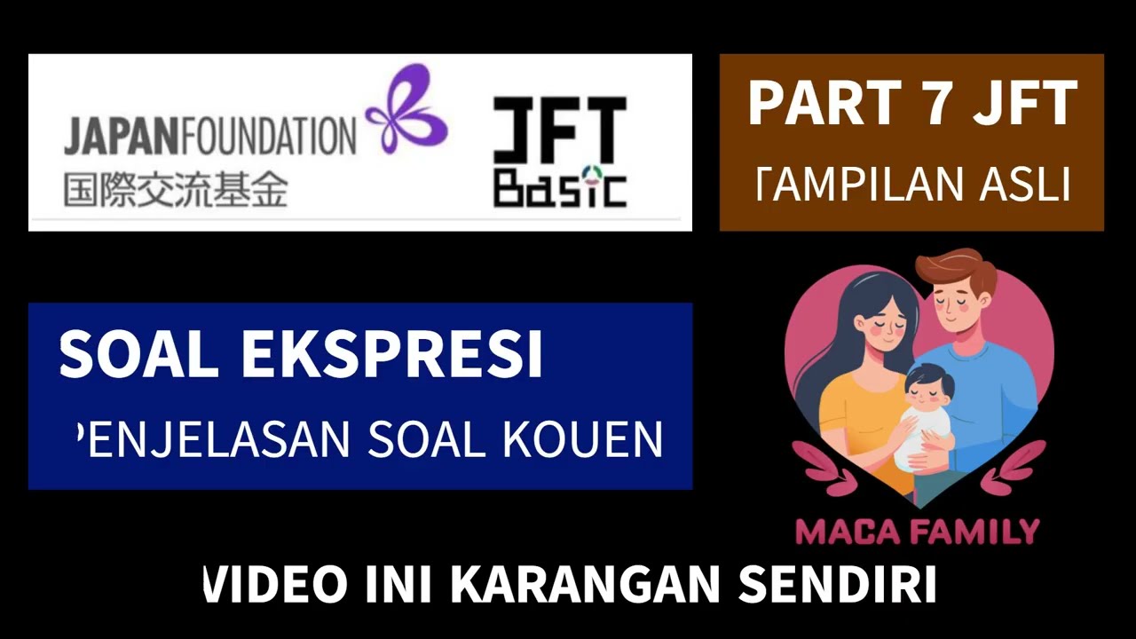 PENJELASAN SOAL EKSPRESI PART 7 #KOUEN