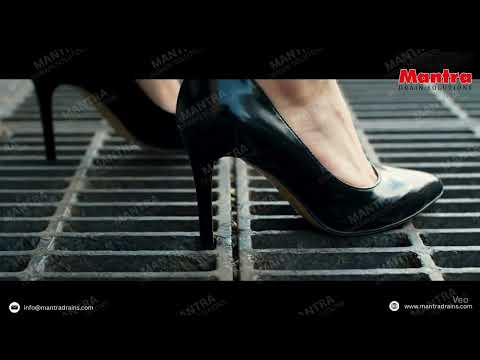 Heel Safe Anti Slip Trench Grate