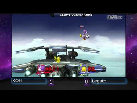 CMU Smash 4 Weekly #3 - Legato (Pikachu) vs. Koh (Yoshi) - Loser's Semi's