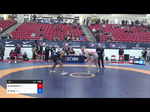 88 Lbs Final - Donovan McMahill, Western Colorado Wrestling Club Vs Sion King, Prosper Wrestling A
