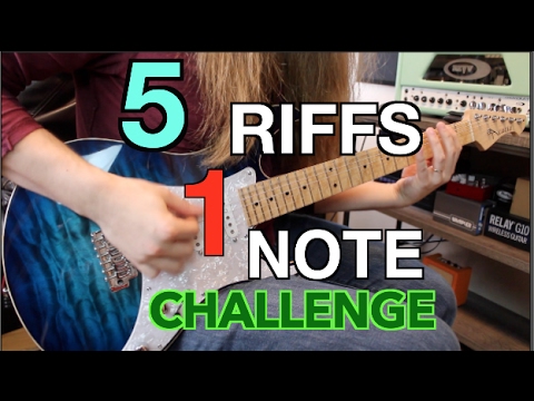 Can You Name These Riffs By Just One Note? (CHALLENGE) PART 1