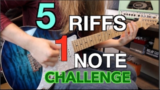 Can You Name These Riffs By Just One Note? (CHALLENGE) PART 1