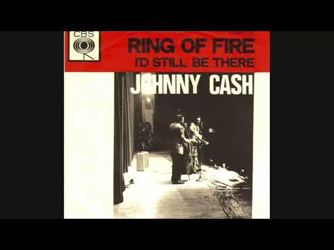 Johnny Cash "Ring of Fire" 45 mono vinyl