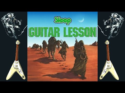 Sleep "Dopesmoker" - GUITAR LESSON / HOW TO PLAY #sleep #guitarlesson