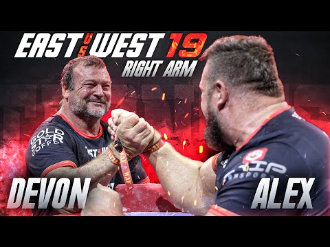 East vs West 19 | Alex Kurdecha vs Devon Larratt Right-Handed FULL MATCH
