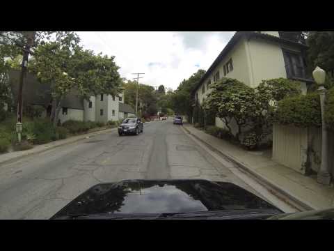 Driving to the Hollywood sign