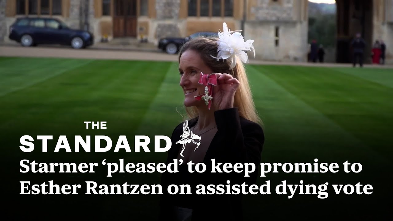 Starmer ‘pleased’ to keep promise to Esther Rantzen on assisted dying vote