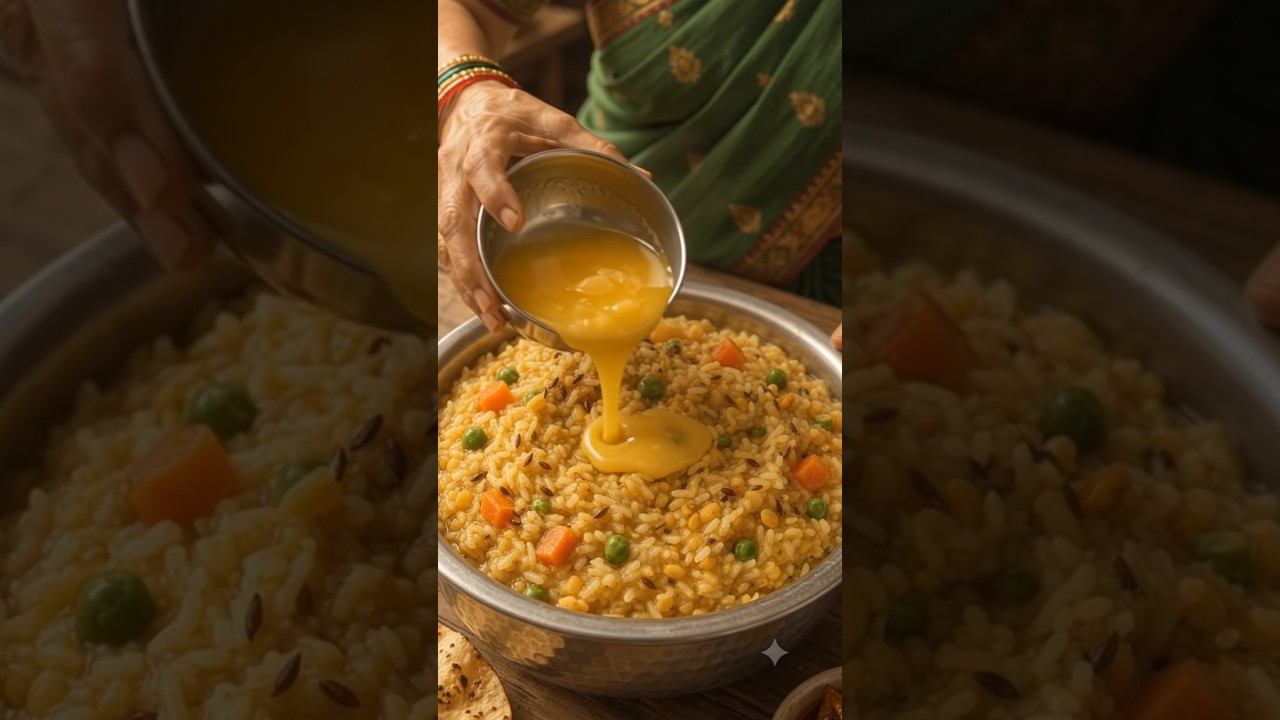 simple and delicious khichri  recipe Rainy Village Home | Relaxing Studio Ghibli village  Aesthetic