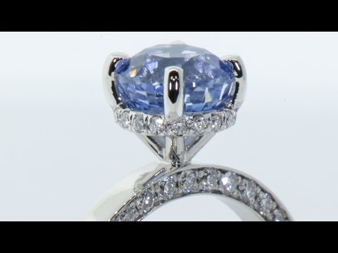 Custom Sapphire Engagement Ring