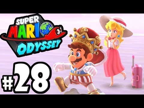 Super Mario Odyssey - Switch Gameplay Walkthrough PART 28: Cloud Kingdom Moons - Nimbus Arena