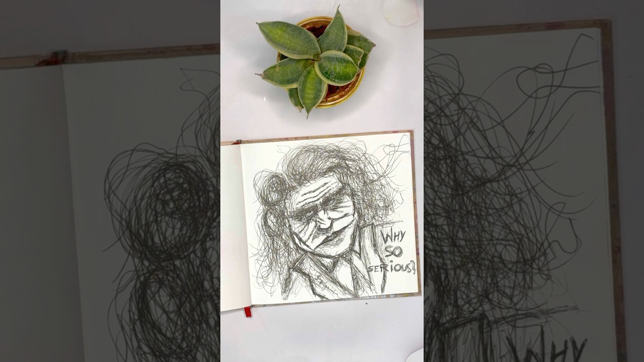 Style 5/15 - Scribble Art ✍️ | Turning Chaos into Art #scribbleart  #scribblingart #paintingstyles