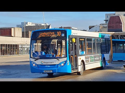 AMAZING KICKDOWN: Route E6 | NK09EGY/39726 - Stagecoach North East: MAN 14.240LF/ADL Enviro 200