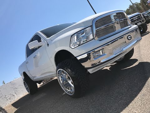 2010 Ram 1500 on 22x14 Fuel Forged
