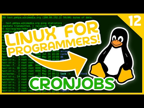 Linux for Programmers 12 Cronjobs