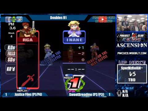 "Ascension 10/1/16" - Justice Files (Roy & Ganon) v. SweetBreadino (Wario & Sheik) - Winners R1