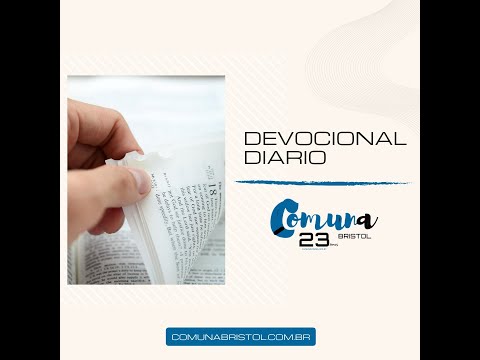 Seu DEVOCIONAL DIÁRIO.  Hoje com o irmão Paulinho Tenório 17/10