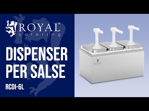 Video - Seconda Mano Dispenser per salse - 3 pompe - 3 x 2 L