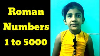 Roman Numbers 1 to 5000 | Roman Numerals 1 to 5000 | Roman Numbers Video
