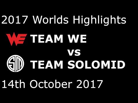 WE vs TSM HIGHLIGHTS 2017 WORLDS GROUP STAGE DAY 7 GROUP D