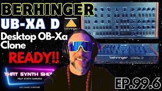 Video thumbnail for BREAKING: BEHRINGER UB-Xa D  ABOUT TO DROP!!! 🎹 THAT SYNTH SHOW EP.99.6 #behringer #synthesizer by SYNTH SAMURAI