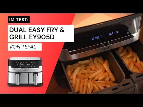 🔎 Heißluftfritteuse Test: Dual Easy Fry & Grill EY905D mit Doppelkammer
