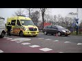 Vrouw met spoed naar ziekenhuis na aanrijding op N341 bij Westerhaar