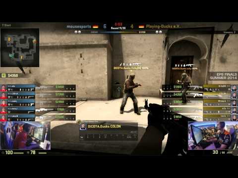 mousesports vs. Playing Ducks | Halbfinale, EPS Summer 2014 Finals | (de_mirage) Map 1