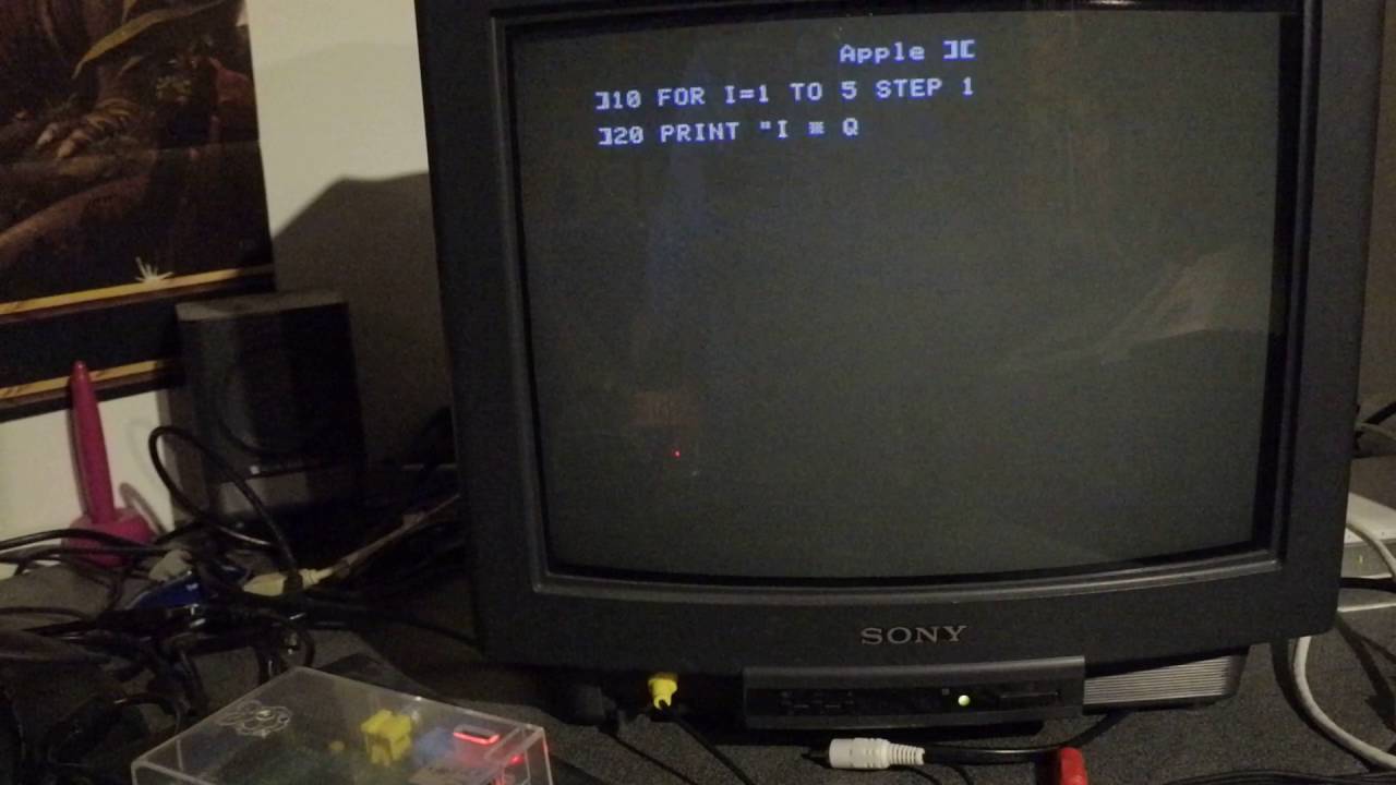 Retrocomputing - Apple IIe - Alive !!!