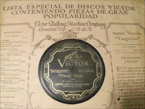 Luis Petrucelli y su Orquesta Tipica - Tengo Miedo (tango)