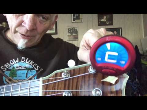 Tuning your Uke , Low  G