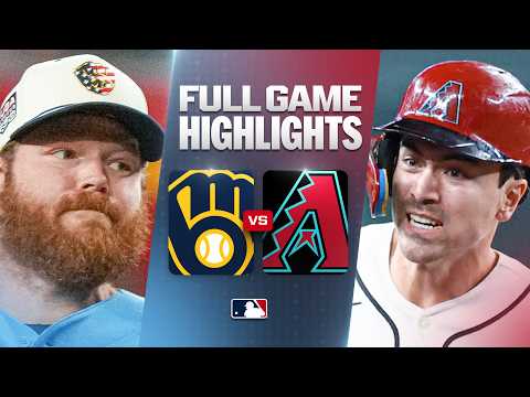 애리조나 VS 밀워키 4:3 MLB 하이라이트