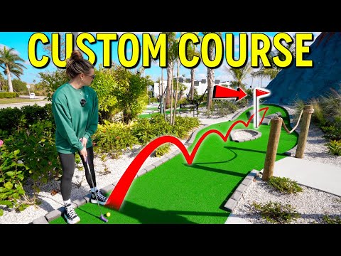 This Mini Golf Course Has an AWESOME Layout! - Super Fun!