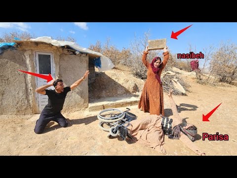 Vahid's displeasure over Nasibeh's crime against his mother by poisoning her with poison